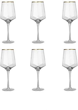GLigeT Champagnerkelche Kristall-Weinglas, Elegantes Rot-Weiß-Set, for jeden Anlass, großes Zuhause, europäischer Stil, hochwertige, Schaumweingläser
