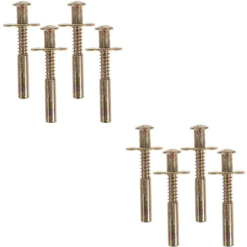 8 Stk Federverschluss Fenstergitter Aus Edelstahl Bettfederverschlüsse Federverschlüsse Für Kaninchenkäfige Mini-krippenriegel Riegel Der Bildschirmtür Frühling Eisen Metall Bolzen