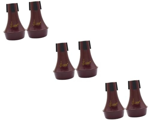 ibasenice 6 Stk Stumm Horn Trompetenschalldämpfer Aus Kunststoff Leichter Trompetenschalldämpfer Zubehör Für Musikinstrumente Trompetendämpfer Trompetenteile Halb Geschlossen Abs Komponente