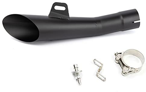 ENLIGMA Motorräder Auspuffanlage Motorrad Auspuffrohr 51mm Für R6 R3 R25 MT 03 Für CBR600RR MSX125 Für Ninja 300 Motocross Dirt Pit Bike Schalldämpfer Escape Moto(B)