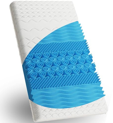 Matratzentopper ErgoFit - Made in Germany Topper 120x200 mit optimierten 7-Zonen-Komfort - Matratzen Topper 5 cm Hoch - weiches Liegegefühl - Öko-Tex Zertifiziert - Matratzentopper 120x200cm