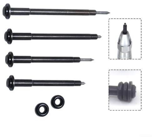 Gettimore Gravierstift mit austauschbaren Präzisionsspitzen für personalisierte Designs auf Metall und Glas (58 mm)