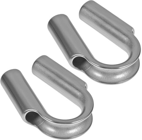 CIYODO 2piezas Herramienta De Prensado Para Guardacabos De Cable Unidades Acero Inoxidable Para Aparejo De Guardacabos Anillo De Protección Triangular