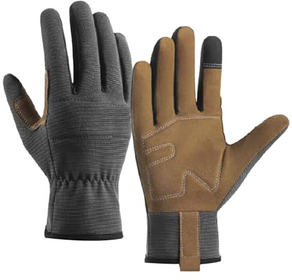 Unisex Fahrradhandschuhe Robuste Radhandschuhe Laufhandschuhe Gepolsterte Arbeitshandschuhe Winddichte Handschuhe Touchscreen Winterhandschuhe Bike Gloves Für Outdoor Sport MTB Motorrad Gym( XL)
