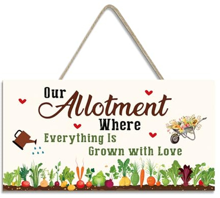 Koudindg Gardening Gifts for Women Men Gardeners Gifts for Mum and Dad Christmas Garden Signs and Plaques for Outside Allotment Gift Funny Garden Ornaments