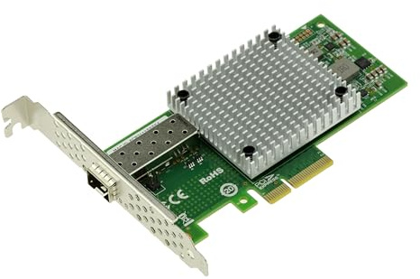 KALEA-INFORMATIQUE Carte contrôleur réseau SFP+ 10G sur Port PCIe x4 avec Gestion avancée du trafic réseau, chipset Intel 82599 (X520) | Carte réseau PCIe x4 10G SFP+ avec chipset Intel 82599/X520 et gestion avancée du trafic.