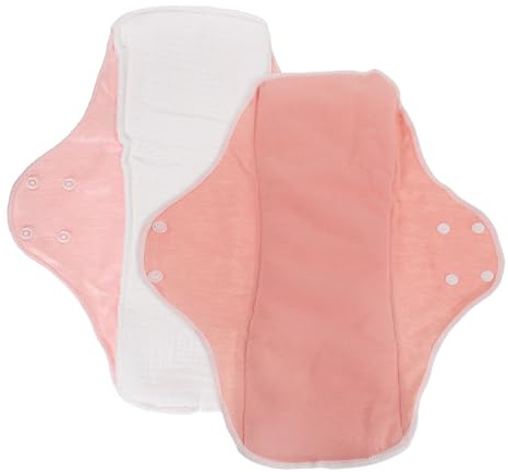 PAMINGONO Assorbenti Lavabili in Cotone Riutilizzabili 2 Pezzi Xl 25x33 Cm per Flusso Abbondante Post-parto e Incontinenza Femminile, Salvaslip Traspiranti Sottili per Uso