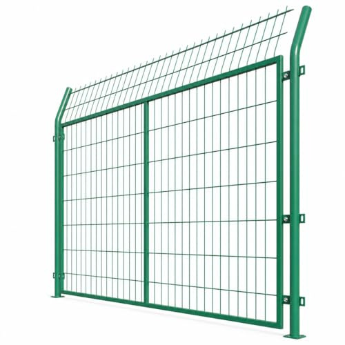 Yunmeryker Malla Ocultación Jardín, Paneles Metálicos Recubiertos Plástico, Cercado .5x3.0m y 1.8x3.0m, 1.5 * 3.0 metros