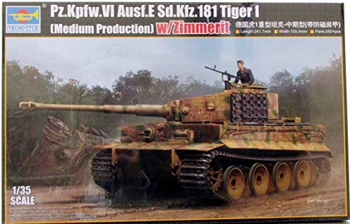 1/35 Sd.Kfz. Pz.Kpfw. VI, Auf.E, Tiger 1, Farbig, 241,7 mm x 105,4 mm