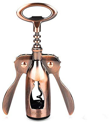 YSYPET Cavatappi a pressione professionale in lega di zinco per bottiglia di vino rosso, accessorio da cucina (bronzo)
