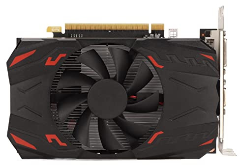 Septpenta Carte Graphique GTX550TI 1 GO, GDDR5 128 Bits 900 MHz PCI Express X16 1.1 192 Processeur de Flux Carte Graphique de Bureau, Alimentation Indépendante Direct X 11 pour Ordinateur PC