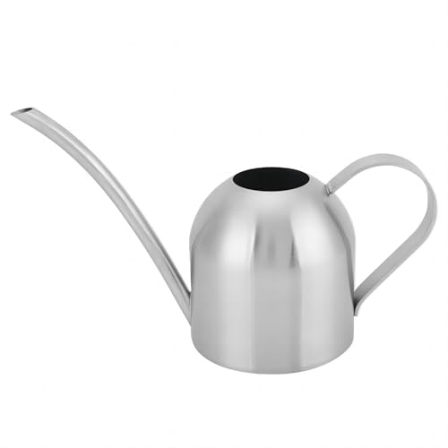 VIFERR 500 ml vattenkanna – rostfritt stål lång pip mini bonsai blomma vattenkokare kruka för inomhus utomhus växt (1 000 ml)