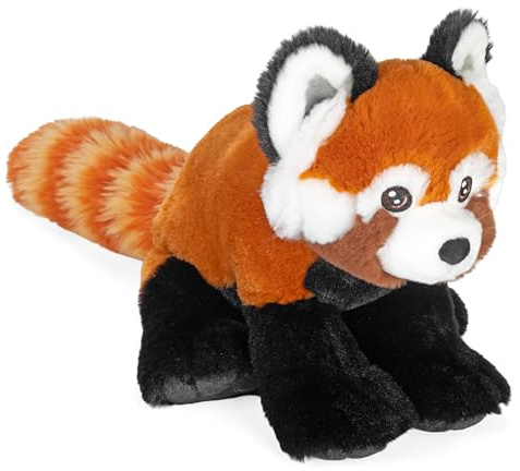 Wild Republic Cuddlekins Eco Rotpanda, Kuscheltier, 30 cm, Plüschtier, Füllung besteht aus gesponnenen recycelten Wasserflaschen, umweltfreundlich, Roter Panda