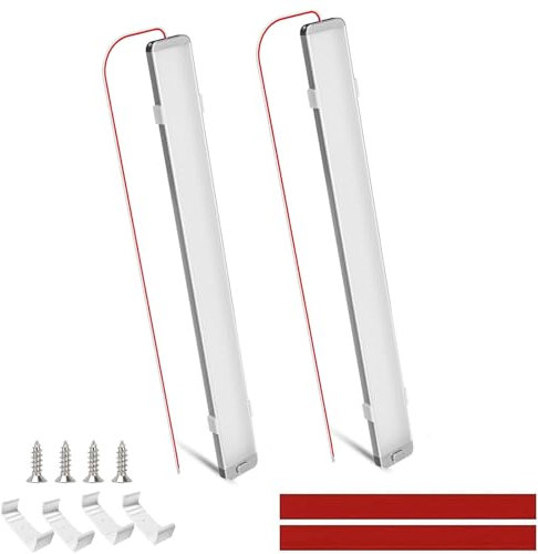 Intckwan 12v Led Lampe Wohnmobil, 228 Leds, 6000K LED Innenlichtleiste, LED Innenbeleuchtung Leiste mit Schalter für Auto Van Bus Caravan Boat Wohnmobil Küche Bad Bar LKW Camper Traktor(2 Stück)
