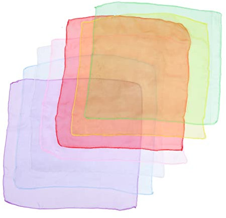 LIFKOME 7stücke Teiliges Seidenschals Für Damen Uv-schutz Atmungsaktiv Und Hautfreundlich Vielseitig Einsetzbar Als Halstuch Haarband Oder Schal Farben