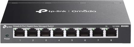 Omada 8-Port Gigabit Easy Managed Switch - ES208G