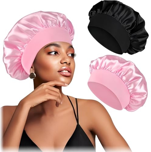 OIXYAZ Bonnet Cheveux, 2 PCS Bonnet pour Soins Capillaires.