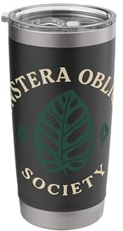 Monstera Obliqua Rare Plant Collector Leaf Lover Indoor Gift Stainless Steel Insulated Tumbler