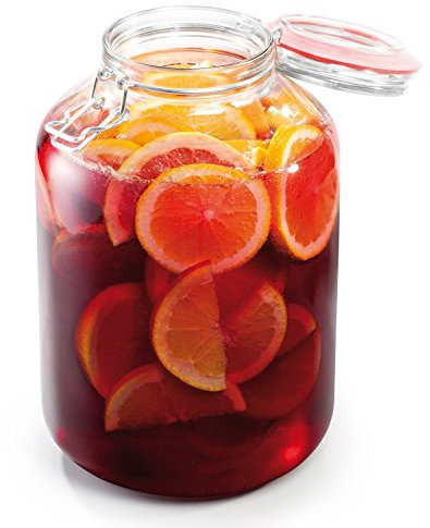 Tescoma 895148 Della Casa Barattolo per Conserve, Vetro, Trasparente, 5 l, 1 Pezzo