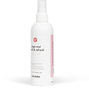 Manduka Yogamatte waschen und auffrischen - 100% natürliches ätherisches Öl Yogamatte Reinigungsspray, Fitnessgeräte und Fitnesszubehör Reiniger, nicht reizend, haustierfreundlich