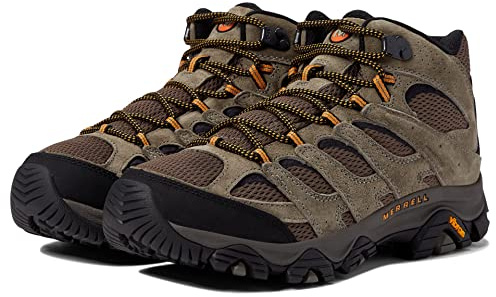 Merrell Men's Moab 3 Mid Hiking Boot, Walnut, 8