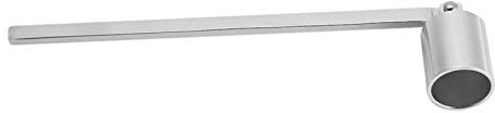 Candle Snuffer, Bell Candle Snuffer Candle Snuffer Extinguisher with Long Handle Stainless Steel Candle Extinguisher Candlesnuffer Home Decor Candle Accessories Gift( Silver)