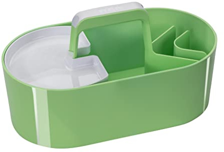HAN Toolbox LOFT 1200-80 Boîte à outils 4 compartiments avec plateau amovible et poignée de transport Vert citron