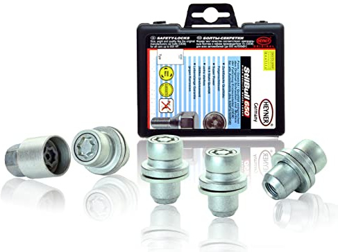 Fits Land Rover Defender (L663) 2019 - On Heyner Locking Wheel Nuts Set 4 Car Security Locks 863/5-RR M14x1.5