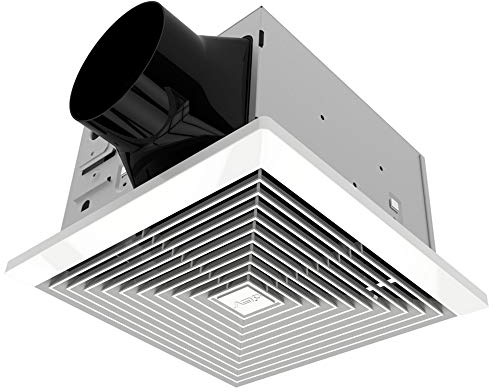 BV Bathroom Exhaust Fan 90CFM - Bathroom Fan 0.9 Sones, 4 Duct Collar,Rooms Up to 80-90 Sq. Ft. |Energy-Saving Ventilation Fan - No Attic Access & Ultra-Quiet | Energy Star, HVI 2100, UL Certified