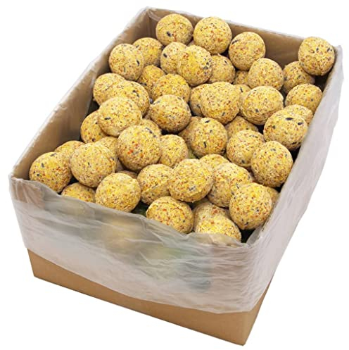 JUNZAI Meisenknödel 200 STK Wildvogelfutter, Vogelknödel, Vogelfutter, 90 g