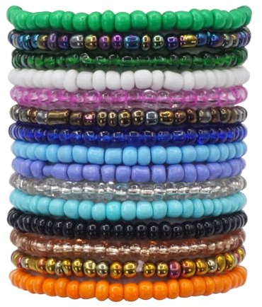 DYLYMX 15 Stück Toylor Freundschaftsarmbänder Set, Inspirierte Musik Armbänder Konzert Süße Armbänder Bunte Bohème Armbänder für Musik Fans