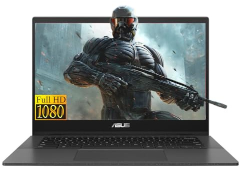 ASUS Chromebook - Laptop para estudiantes de 14 pulgadas, pantalla IPS FHD, procesador MediaTek Kompanio 520 de 8 núcleos, 4 GB LPDDR4X, almacenamiento de 128 GB, batería de larga duración, WiFi 6,