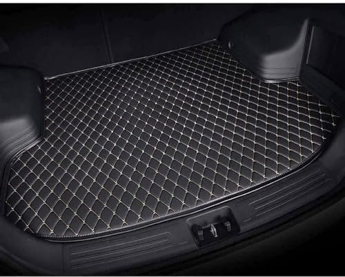 SNMRX Auto Leder Kofferraummatte für VW Tiguan 3 2024 2025, Wasserdicht Kofferraumwanne Schutzmatte Antirutsch Kofferraum Schutz Interieur Zubehör,O