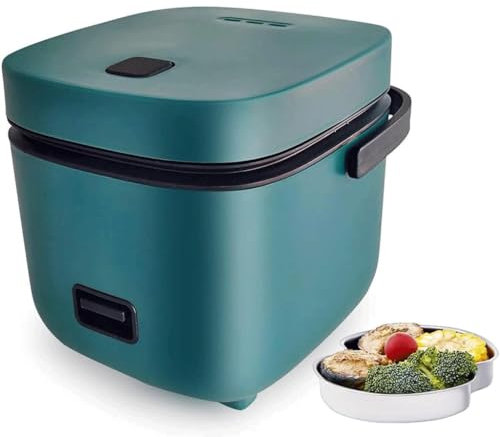 POSEDWRA Electrodomésticos de Cocina Mini ollas arroceras 1-2 Personas ollas arroceras pequeñas electrodomésticos multifuncionales ollas arroceras