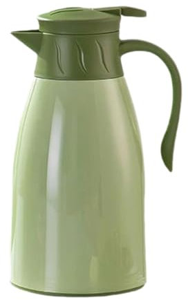 MagiDeal Brocca isolata sotto Vuoto Acqua Calda Brocca per Acqua Resistente alle Alte Temperature Pratica brocca per Acqua Calda per dormitorio per Picnic, Verde