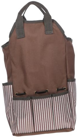 Milisten Borsa Porta Attrezzi da Giardinaggio Resistente Tessuto Oxford con Maniglia Ampia capacità Organizer per Attrezzi da Giardino Salvaspazio Pieghevole