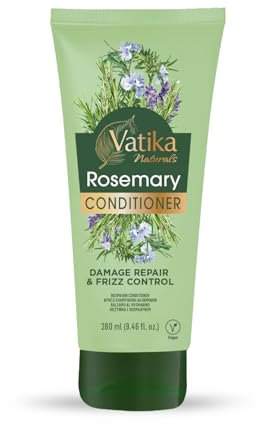 Vatika Natural Rosemary Conditioner, 280gm, Conditioner for dry hair, Anti-dandruff conditioner, Promotes Hair Growth, Nourishes & Conditions Hair, Rosemary oil