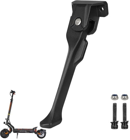 ulip Scooter Ständer für Kukirin G2 Max,G2 Master, A1 Seitenständer Elektroroller Zubehör Kickstand Parken Stand Unterstützung Ersatzteil Schwarz