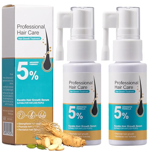 2 Stück Kopfhaut Tonikum für die Haarpflege, Erleichterung für feines und brüchiges Haar, für Dünner Werdendes Haar,Ein leichter Geschmack, für Erwachsene Frauen & erwachsene Männer