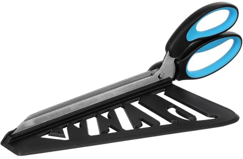 LOLIPPYY Ciseaux à Pizza Détachables en Acier Inoxydable Coupe Bleu Ciel 1 Pièce Ciseaux Cuisine pour Pizza Usage Domestique et Professionnel