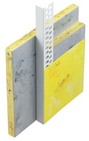 50x Handelskönig Abschlussprofil PVC Lichtensteiner Profil 250 cm Abschluss- und Eckprofil mit Abzugskante - Kantenschutz für Gipskartonplatten Trockenbau