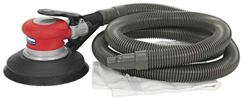 Sealey Gsa06 Air Palm Random Orbital Sander ?150Mm Dust-Free Self-Contained