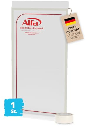 929 ALFA - Porte anti-poussières indéchirable, 1 pièce, avec fermeture et ruban adhésif