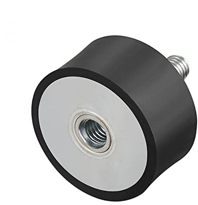 sourcing map M8 Stecker Buchse Gummihalterungen Schwingungsisolatoren Stoßdämpfer 40 mm x 20mm Schwarz | Schwingungsisolatoren Stoßdämpfer 40 mm