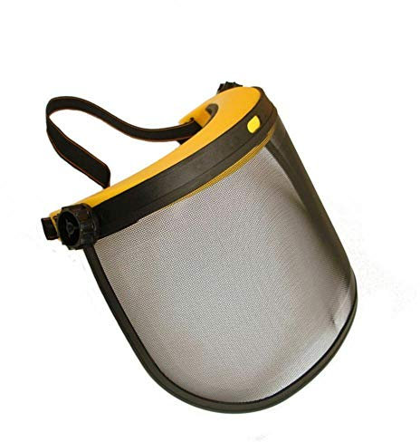 BMS - Protector Facial con Visera de Malla para desbrozadora, cortadora y usuarios
