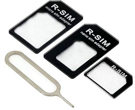 3 in 1 SIM Card Adapter for Samsung Galaxy XCover Pro Smartphone Micro-SIM Nano-SIM Universal