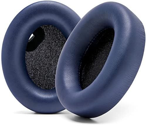 WC PadZ WH1000XM4 - Extra Thick Earpads for Sony WH1000XM4 | Made by Wicked Cushions | Soft PU Leather, Luxurious Memory Foam, Added Thickness Without Disabling Sensor | Blue