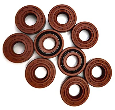 TC-28 * 38-56 * 07.05/8/10/11 FKM Wellendichtring Covered zweilippig mit Garter Sealing Zubehör, 28x42x10mm 2Pcs