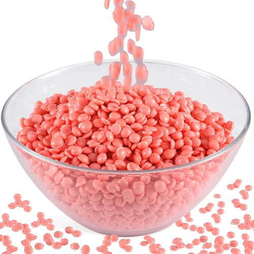 Wax Beads Bulk - 3.3lb Wax Beans Supplies for Esthetician - Professinal Painless Waxing for Face, Upper Lip, Bikini, Leg, Women Natural Melting Kit - Hypoallergenic Hard Wax Beads Bulk