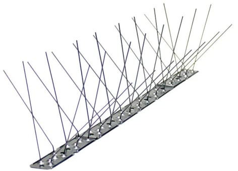 Pinchos Anti Palomas con Base de Acero Inoxidable | Ahuyenta Palomas Efectivo (10 Metros)